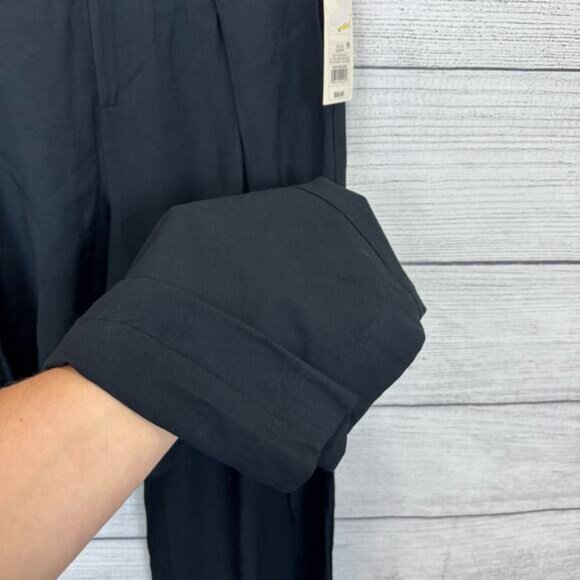 A New Day Women's Black High Rise Trouser Pants Size 4 - Picture 5 of 9